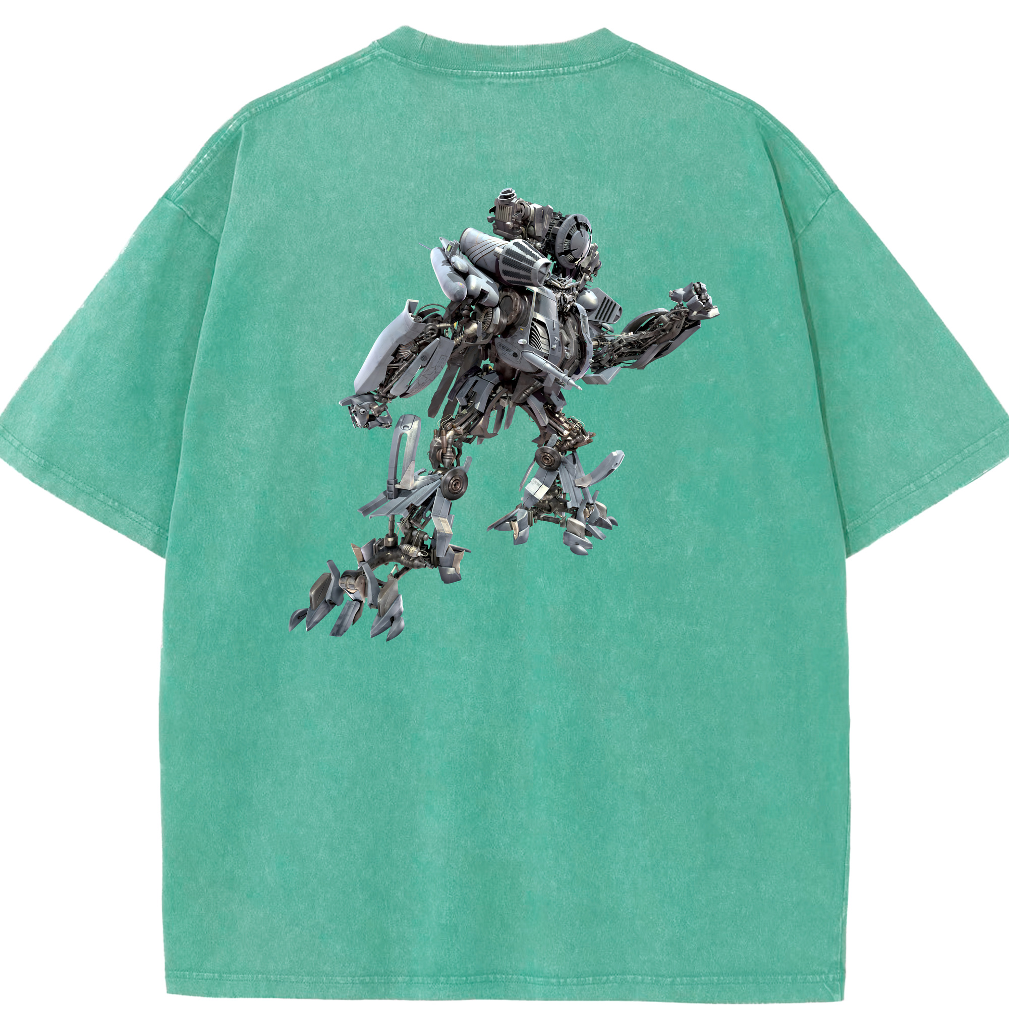 Transformers トランスフォーマー 綿100% ヴィンテージ風 半袖Tシャツ（背面プリント）